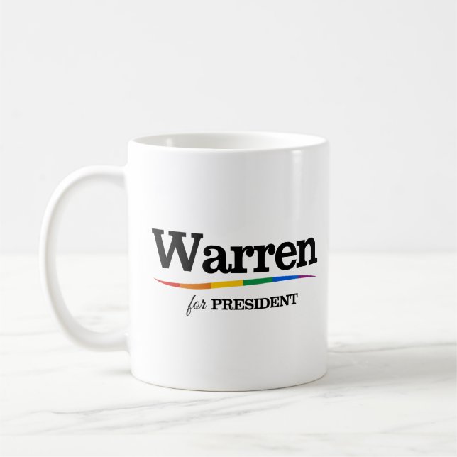 Warren for President Coffee Mug (Left)