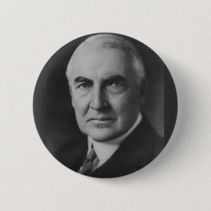 Warren G. Harding 29 6 Cm Round Badge