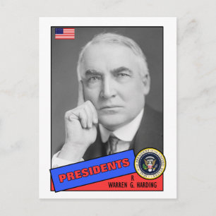 Warren G. Harding Baseball Card