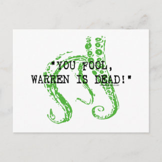 Warren is dead H. P. Lovecraft Postcard