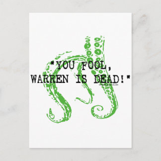 Warren is dead H. P. Lovecraft Postcard