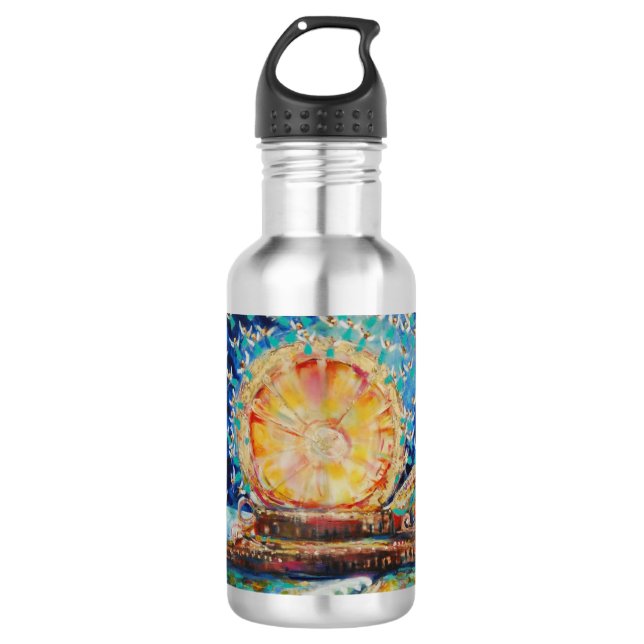 Warren Long's "Angels A-Pier" 710 Ml Water Bottle (Front)
