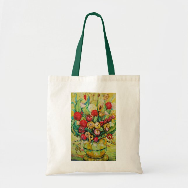 Warren Long's "Butterfly Bouquet" Tote Bag (Front)
