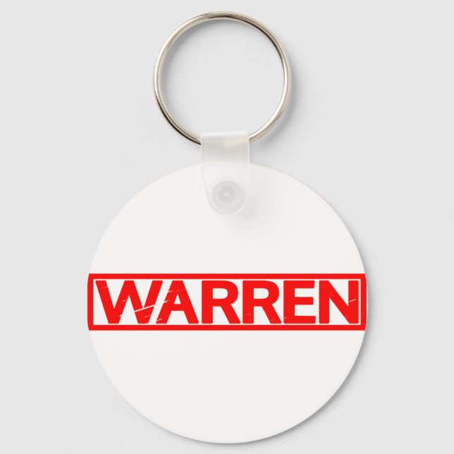 Warren Stamp Key Ring (Front)