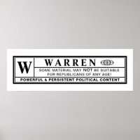 Warren Warning Label