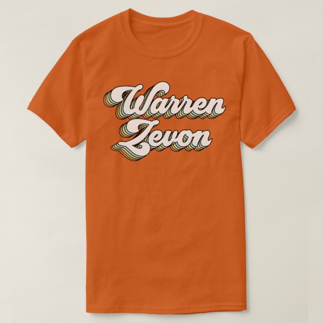 warren zevon T-Shirt (Design Front)
