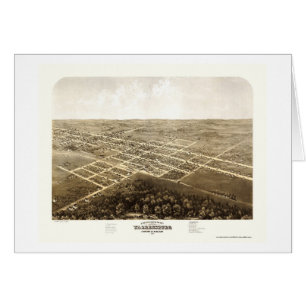 Warrensburg, MO Panoramic Map - 1869