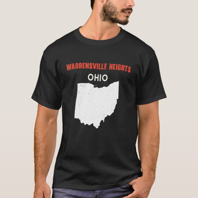 Warrensville Heights Ohio USA State America Travel T-Shirt (Front)