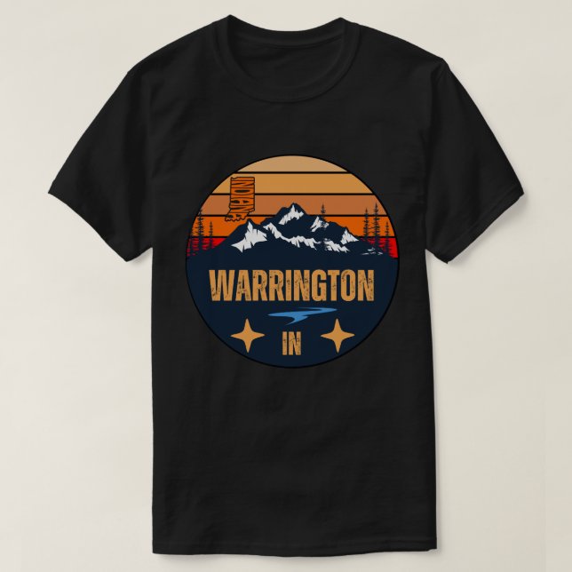 Warrington, Indiana T-Shirt (Design Front)