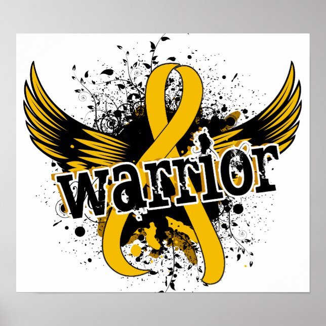 Warrior 16 Childhood Cancer Poster (Front)