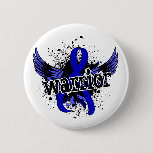 Warrior 16 Colon Cancer 6 Cm Round Badge