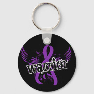 Warrior 16 Crohn's Disease Key Ring