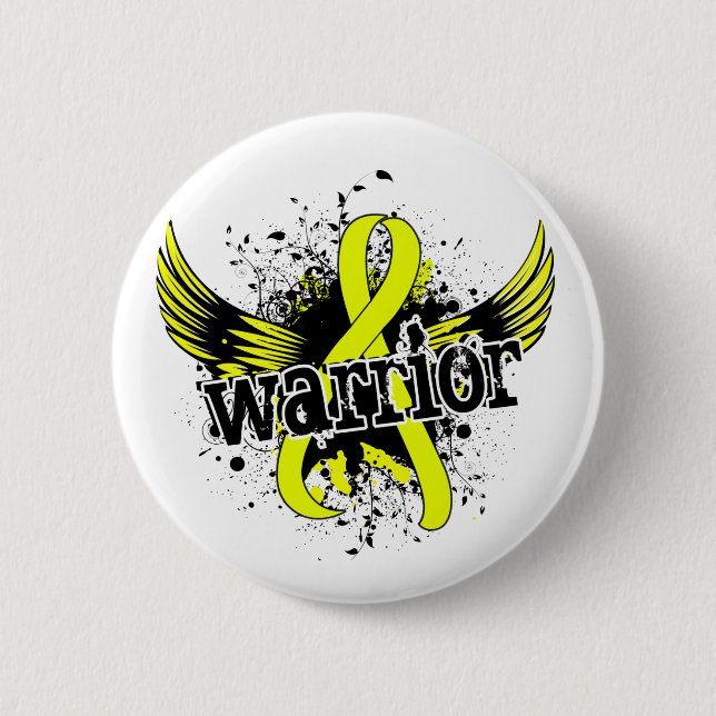 Warrior 16 Endometriosis 6 Cm Round Badge (Front)