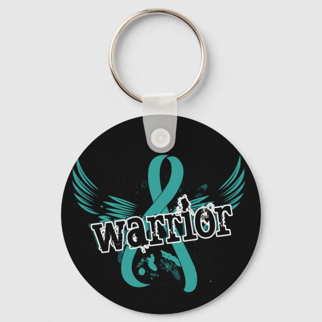 Warrior 16 PCOS Key Ring (Front)