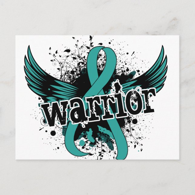 Warrior 16 Peritoneal Cancer Postcard (Front)