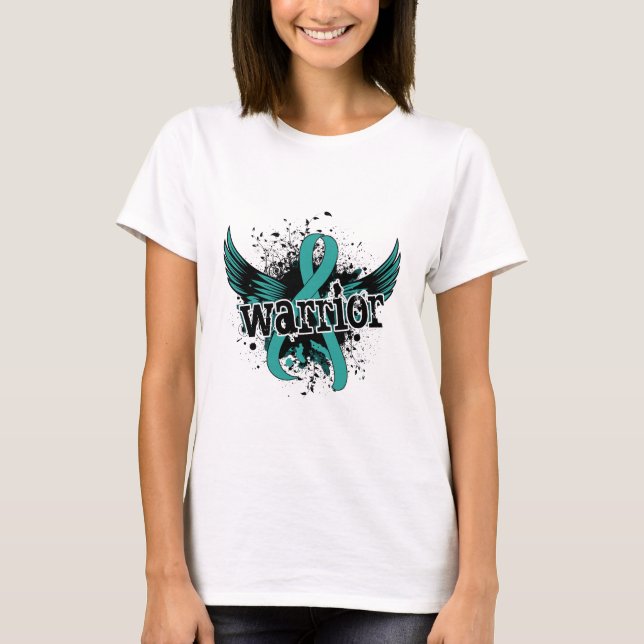 Warrior 16 Peritoneal Cancer T-Shirt (Front)