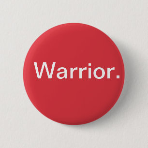 Warrior 6 Cm Round Badge