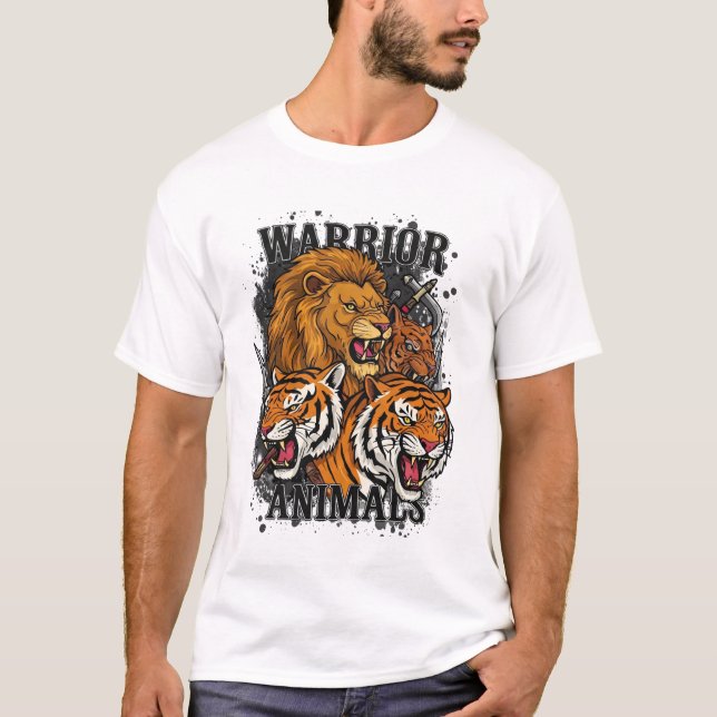  Warrior Animals tshirt (Front)
