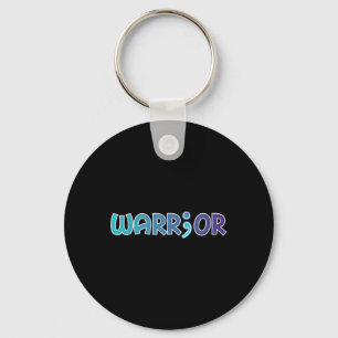 Warrior Anti Suicide Anxiety Awareness Key Ring