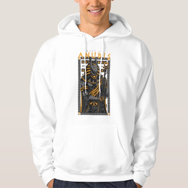Warrior Anubis: Embrace the Power of the Afterlife Hoodie (Front)