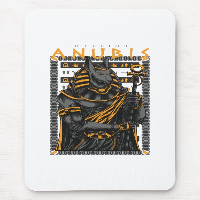 warrior anubis mouse mat (Front)