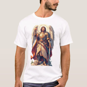Warrior Archangel Michael Men's Tee Shirt