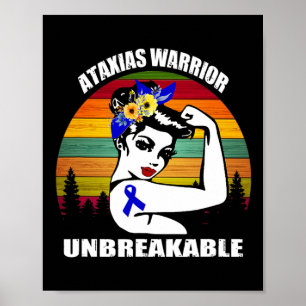Warrior Awareness Automatic Support Gift  Poster