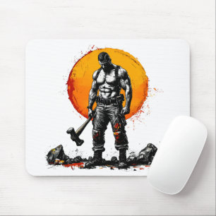 warrior barbarian mediaeval fantasy hummer Mousepa Mouse Mat