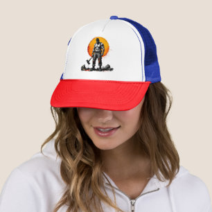 warrior barbarian mediaeval fantasy hummer strengt trucker hat