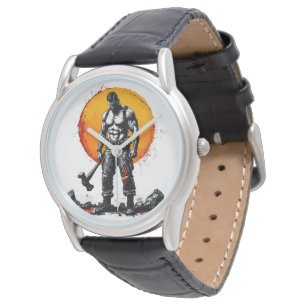 warrior barbarian mediaeval fantasy hummer strengt watch