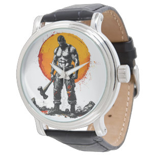 warrior barbarian mediaeval fantasy hummer strengt watch