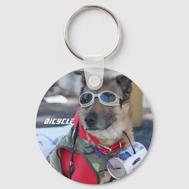 Warrior Bicycle Keychain (Front)