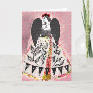 Warrior, blank card, artwork by Lisa Casineau Card