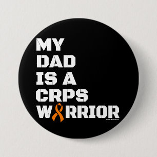 Warrior/Block/Dad...CRPS 7.5 Cm Round Badge