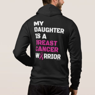 Warrior/Block/Daughter...Breast Cancer Hoodie