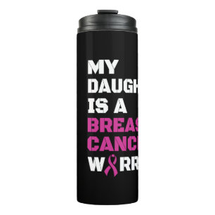 Warrior/Block/Daughter...Breast Cancer Thermal Tumbler
