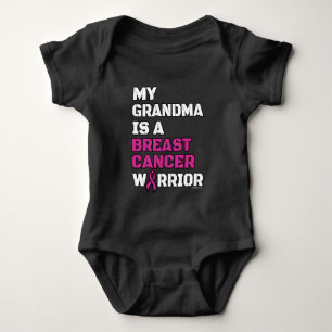 Warrior/Block/Grandma...Breast Cancer Baby Bodysuit
