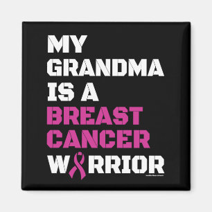 Warrior/Block/Grandma...Breast Cancer Magnet