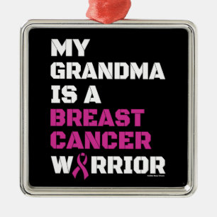 Warrior/Block/Grandma...Breast Cancer Metal Tree Decoration