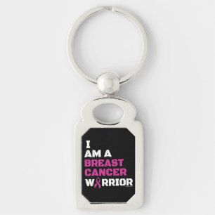 Warrior/Block/I am...Breast Cancer Key Ring