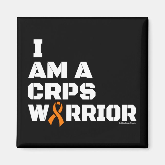 Warrior/Block/I Am...CRPS Magnet (Front)