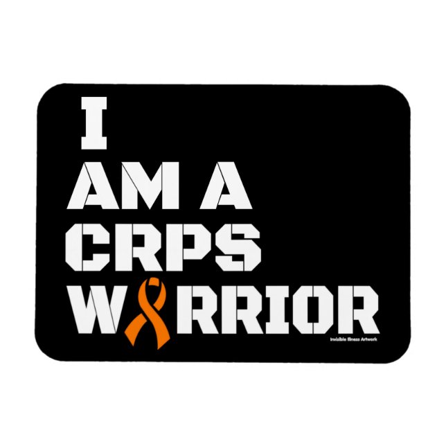 Warrior/Block/I Am...CRPS Magnet (Horizontal)