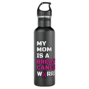 Warrior/Block/Mum...Breast Cancer 710 Ml Water Bottle