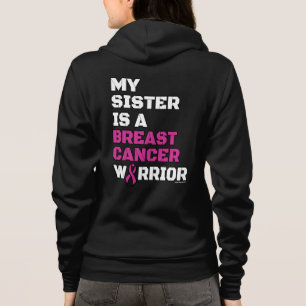 Warrior/Block/Sister...Breast Cancer Hoodie