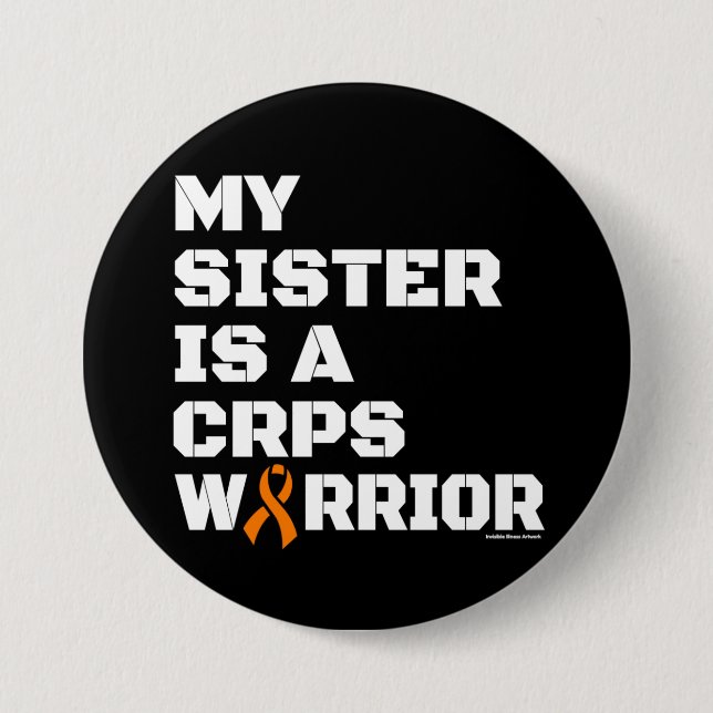 Warrior/Block/Sister...CRPS 7.5 Cm Round Badge (Front)