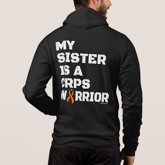 Warrior/Block/Sister...CRPS Hoodie (Back)