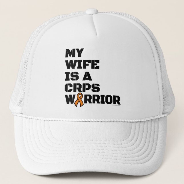 Warrior/Block/Wife...CRPS Trucker Hat (Front)