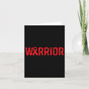 Warrior Blood Cancer Awareness Card