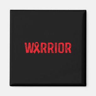 Warrior Blood Cancer Awareness  Magnet