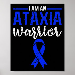 Warrior Blue Ribbon Impaired Coordination Awarenes Poster